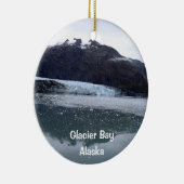 Glacier Bay, Alaska Keramisch Ornament (Rechts)