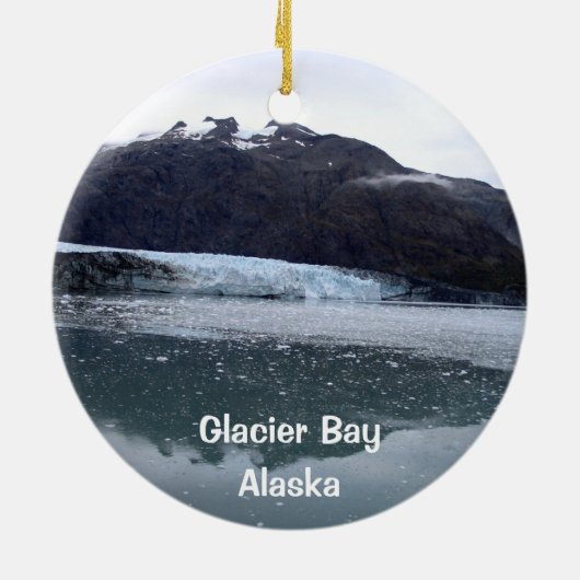 Glacier Bay, Alaska Keramisch Ornament (Achterkant)