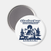 Glacier Bay Alaska Magneet (Voorkant / Achterkant)