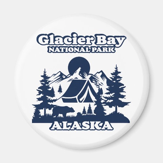 Glacier Bay Alaska Magneet (Voorkant)
