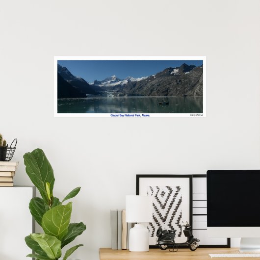 Glacier Bay, Alaska Poster (Thuiskantoor)