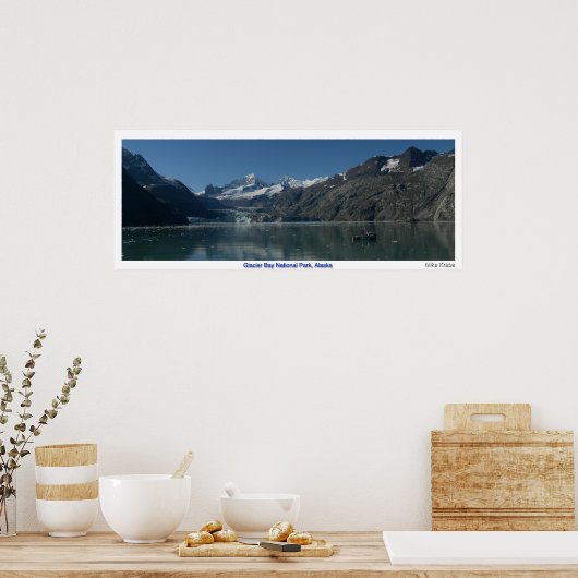 Glacier Bay, Alaska Poster (Keuken)