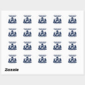 Glacier Bay Alaska Ronde Sticker (Vel)