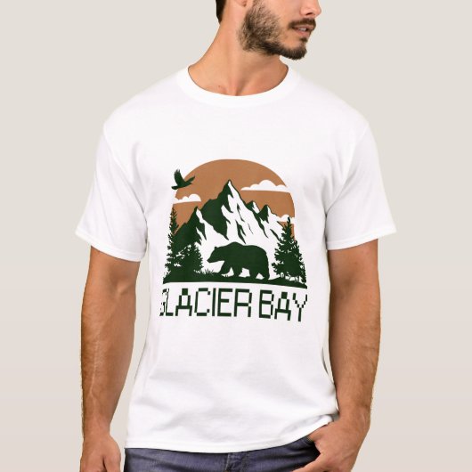 Glacier Bay - Alaska T-shirt (Voorkant)