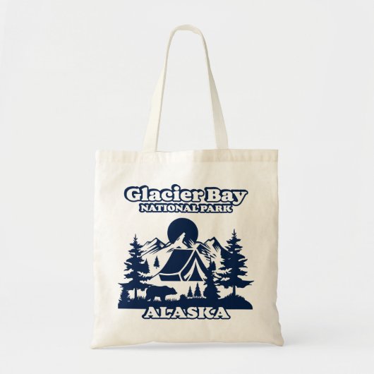 Glacier Bay Alaska Tote Bag (Voorkant)