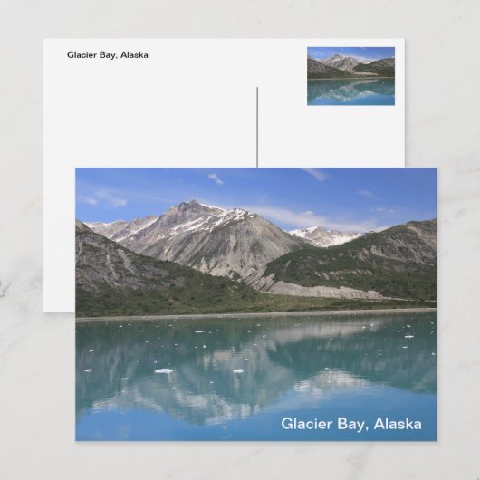 Glacier Bay Briefkaart (Voorkant / Achterkant)