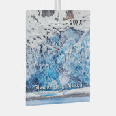 Glacier Bay, cruisen Alaska, Glas Ornament (Voorkant Rechts)