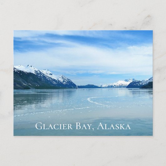Glacier Bay Nationaal Park en reservaat, Alaska Briefkaart (Voorkant)