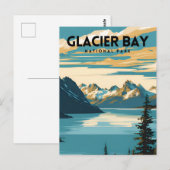 Glacier Bay Nationaal Park Reizen Briefkaart (Voorkant / Achterkant)