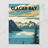 Glacier Bay Nationaal Park Reizen Briefkaart (Voorkant)