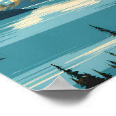 Glacier Bay Nationaal Park Reizen Poster (Hoek)