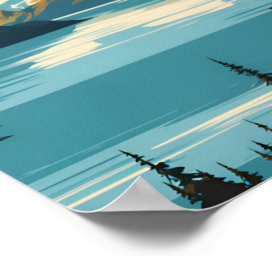 Glacier Bay Nationaal Park Reizen Poster (Hoek)