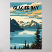 Glacier Bay Nationaal Park Reizen Poster (Voorkant)