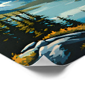 Glacier Bay Nationaal Park Reizen PS Poster (Hoek)