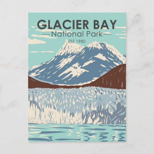 Glacier Bay National Park Alaska  Briefkaart (Voorkant)