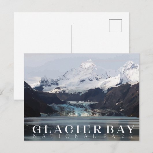 Glacier Bay National Park, Alaska Briefkaart (Voorkant / Achterkant)