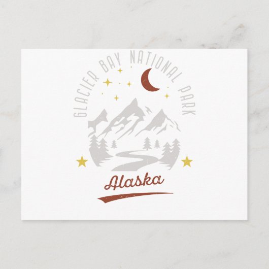  Glacier Bay National Park Alaska Briefkaart (Voorkant)