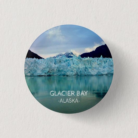 Glacier Bay National Park Alaska bucket list Ronde Button 3,2 Cm (Voorkant)