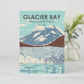 Glacier Bay National Park Alaska  Feestdagenkaart (Staand voorkant)