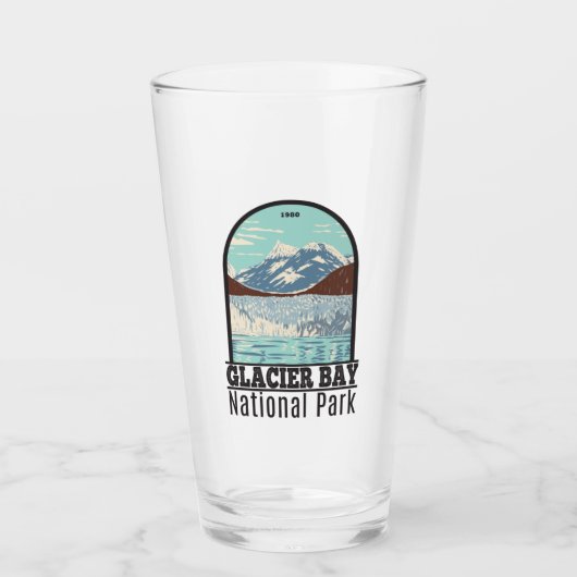 Glacier Bay National Park Alaska Glas (Voorkant)