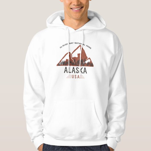  Glacier Bay National Park Alaska Hoodie (Voorkant)