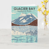 Glacier Bay National Park Alaska  Kaart (Gele Bloem)