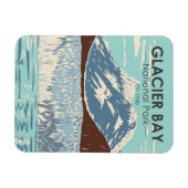 Glacier Bay National Park Alaska  Magneet (Horizontaal)