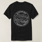 Glacier Bay National Park Alaska Monoline 1 T-shirt (Design voorkant)