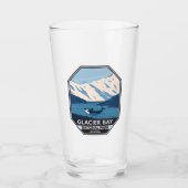 Glacier Bay National Park Alaska Orca Art  Glas (Voorkant)