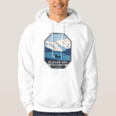 Glacier Bay National Park Alaska Orca Art  Hoodie (Voorkant)