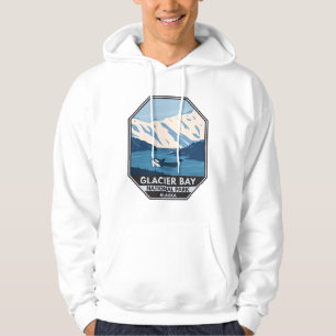 Glacier Bay National Park Alaska Orca Art  Hoodie
