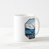 Glacier Bay National Park Alaska Orca Art  Koffiemok (Voorkant rechts)