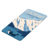 Glacier Bay National Park Alaska Orca Art  Magneet (Linkerzijde)