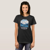 Glacier Bay National Park Alaska Orca Art  T-shirt (Voorkant volledig)