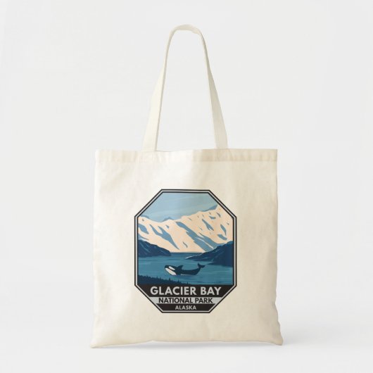 Glacier Bay National Park Alaska Orca Art Tote Bag (Voorkant)