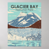 Glacier Bay National Park Alaska Poster (Voorkant)