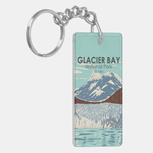 Glacier Bay National Park Alaska  Sleutelhanger (Voorkant Links)