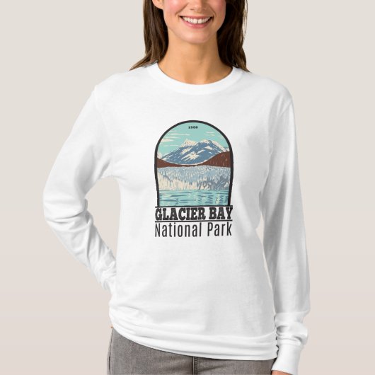 Glacier Bay National Park Alaska  T-Shirt (Voorkant)