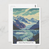 Glacier Bay National Park, Alaska, Verenigde State Briefkaart (Voorkant / Achterkant)