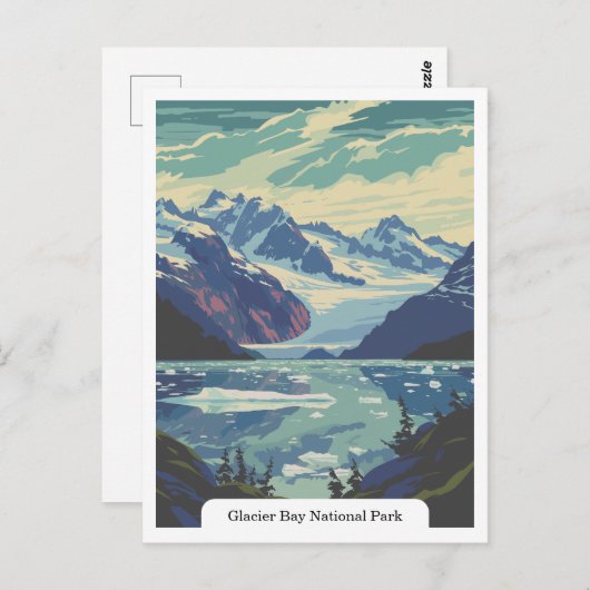 Glacier Bay National Park, Alaska, Verenigde State Briefkaart (Voorkant / Achterkant)