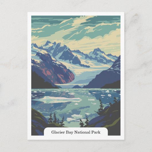 Glacier Bay National Park, Alaska, Verenigde State Briefkaart (Voorkant)