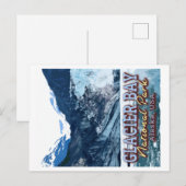 GLACIER BAY NATIONAL PARK - ALASKA VERENIGDE STATE BRIEFKAART (Voorkant / Achterkant)