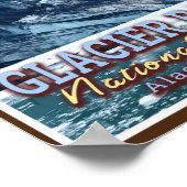 GLACIER BAY NATIONAL PARK - ALASKA VERENIGDE STATE POSTER (Hoek)