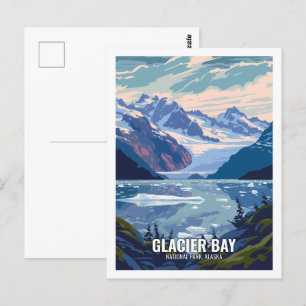 Glacier Bay National Park Alaska, Verenigde Staten Briefkaart
