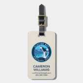 Glacier Bay National Park Bagagelabel (Voorkant verticaal)