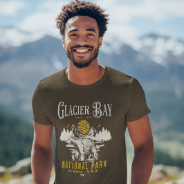 Glacier Bay National Park Cute Forest Landscape T-shirt