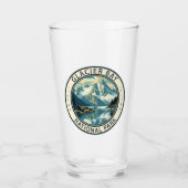 Glacier Bay National Park Illustratie Reiskunst Glas (Voorkant)
