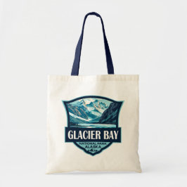Glacier Bay National Park Illustratie Retro Tote Bag