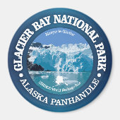 Glacier Bay National Park (kleur) Magneet (Voorkant)