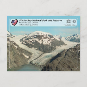 Glacier Bay National Park - Morse en Muir Glacier Briefkaart